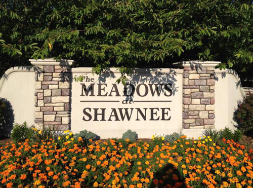 Front entrance of Meadows at Shawnee